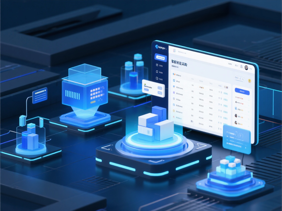 订采云智能采购管理系统界面展示 - 包含采购订单管理、供应商管理、数据分析等功能模块